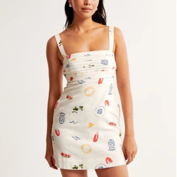 NWT Abercrombie Emerson Linen-Blend Skort XLT - Picture 1 of 5